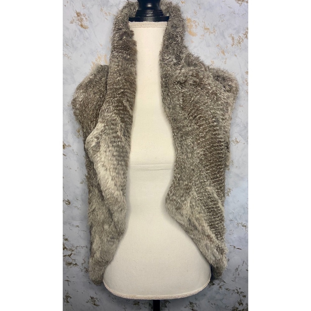 Yves Salomon 100% Rabbit Fur Vest